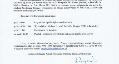 Archidiecezjalna Szkoła Muzyczna II stopnia im. ks. Kardynała Franciszka Macharskiego w Krakowie -