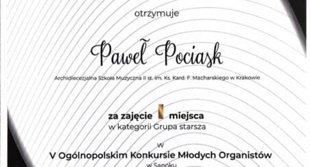 Archidiecezjalna Szkoła Muzyczna II stopnia im. ks. Kardynała Franciszka Macharskiego w Krakowie -